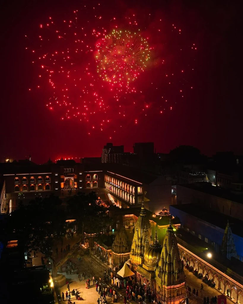 Dev Deepawali in Kashi celebration on the ghats of Varanasi